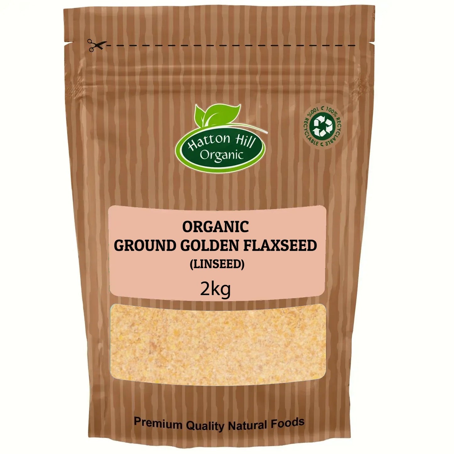 Organic Ground Golden Flaxseed