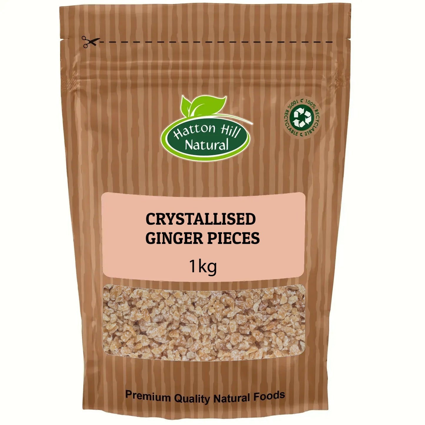 Crystallised Ginger Pieces