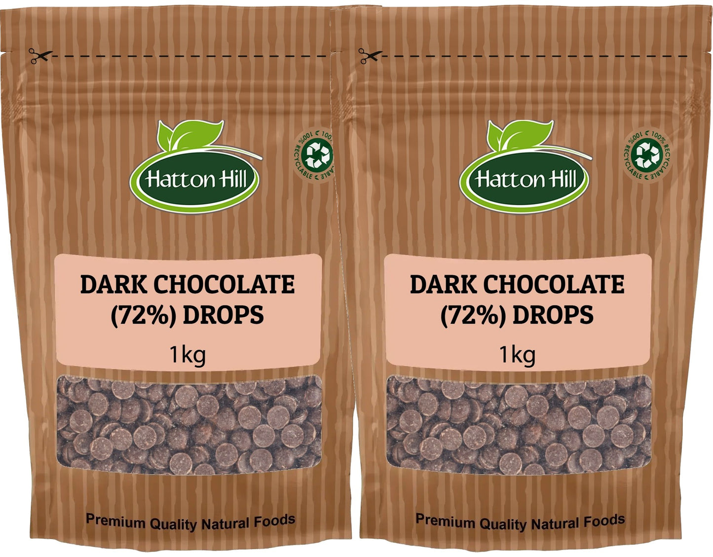 72% Dark Chocolate Drops