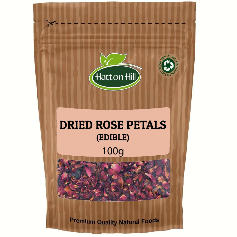 Dried Edible Rose Petals – Hatton Hill Organic