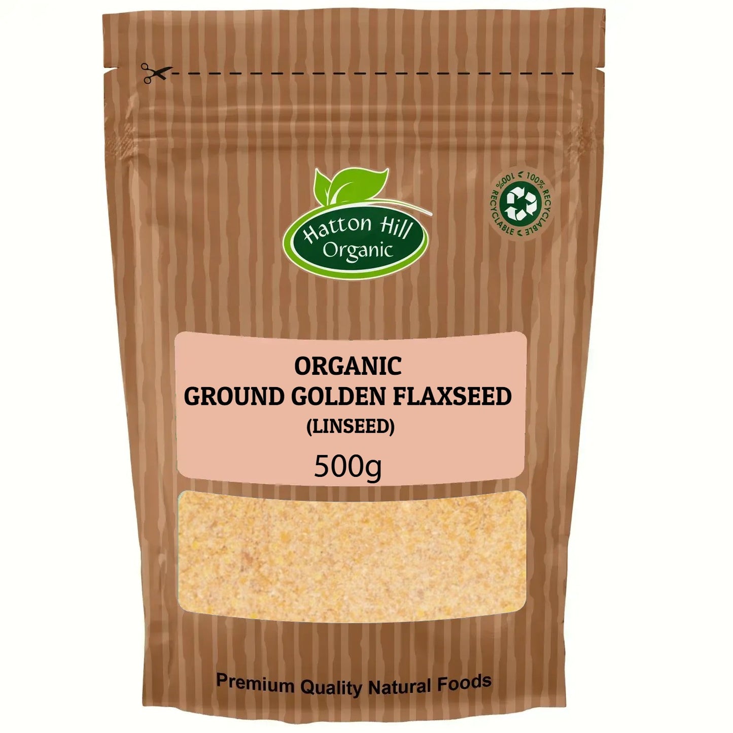 Organic Ground Golden Flaxseed