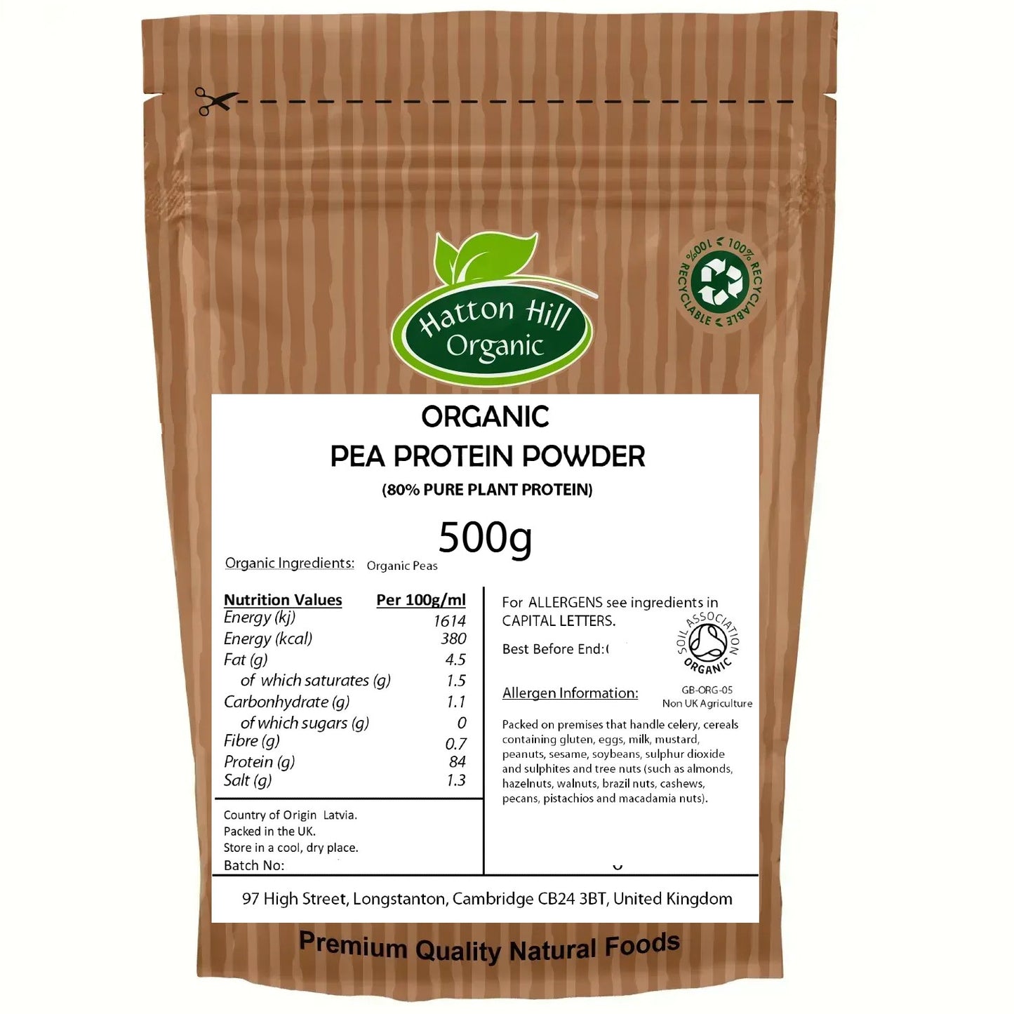 Organic Pea Protein Powder